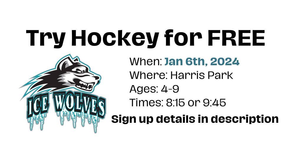 Try Hockey for Free, Harris Park, Dodgeville, January 6 2024 AllEvents.in