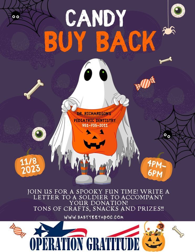 CANDY BUY BACK BENEFITING OPERATION GRATITUDE AND OUR TROOPS, Dr. Richardson Pediatric Dentist