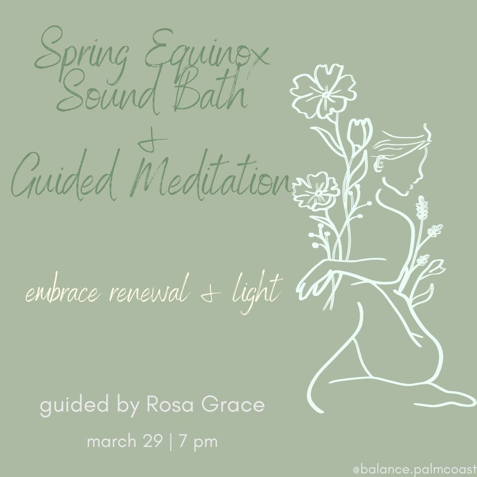 POP Up: Spring Equinox Sound Bath and Meditation, 101 Palm Harbor ...