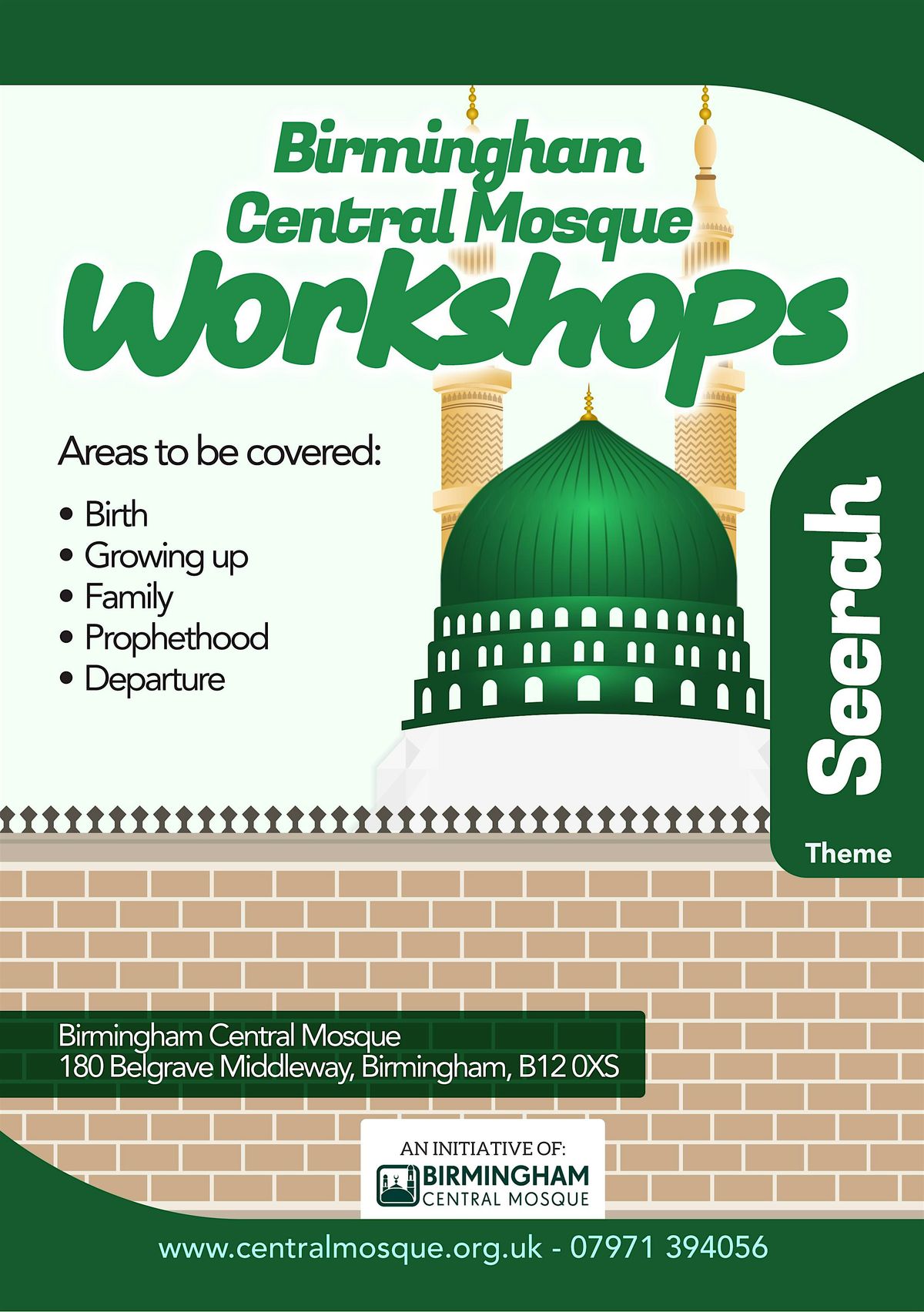 Seerah Workshop, 6 September | Event in Birmingham | AllEvents