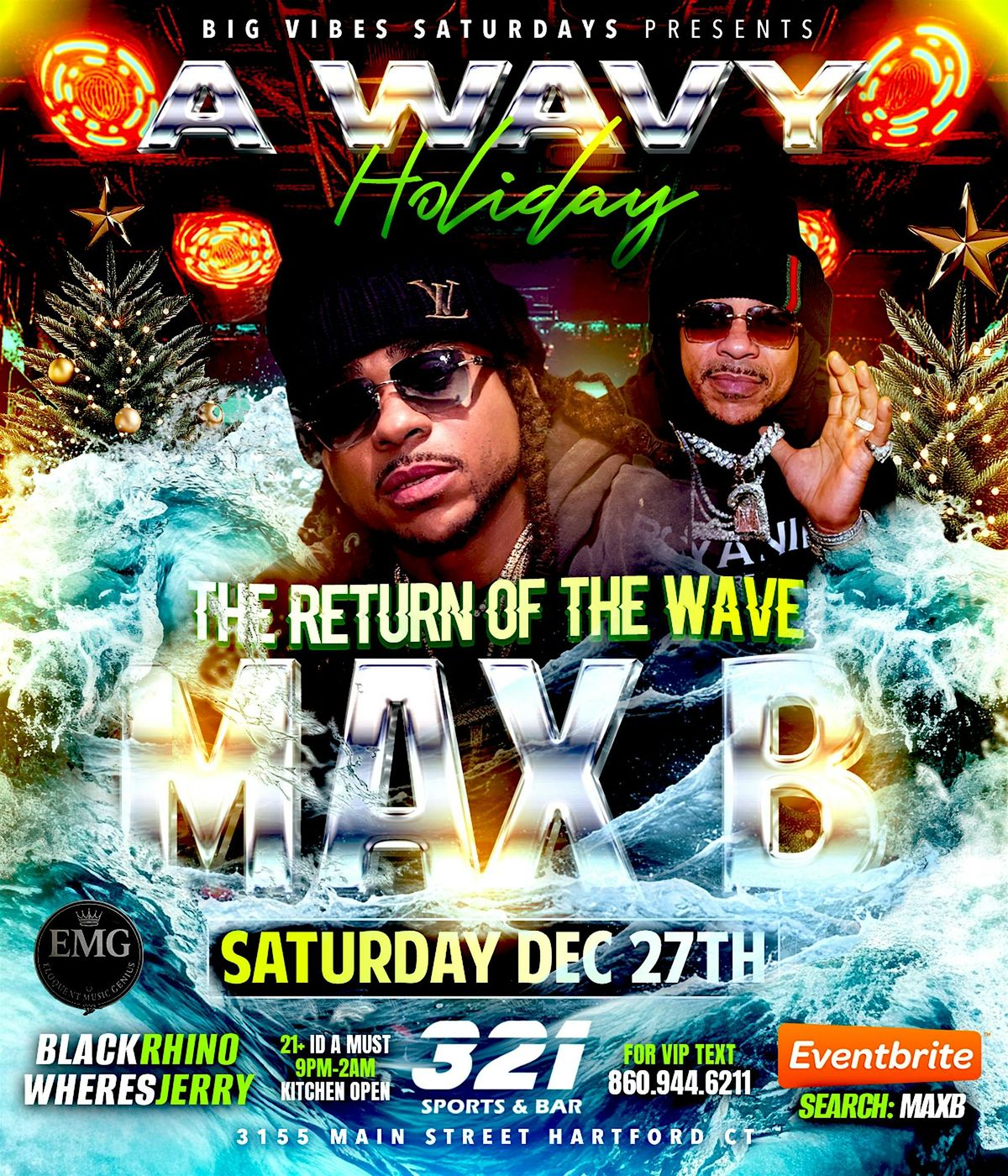 MAX B, 27 December | Event in Hartford | AllEvents
