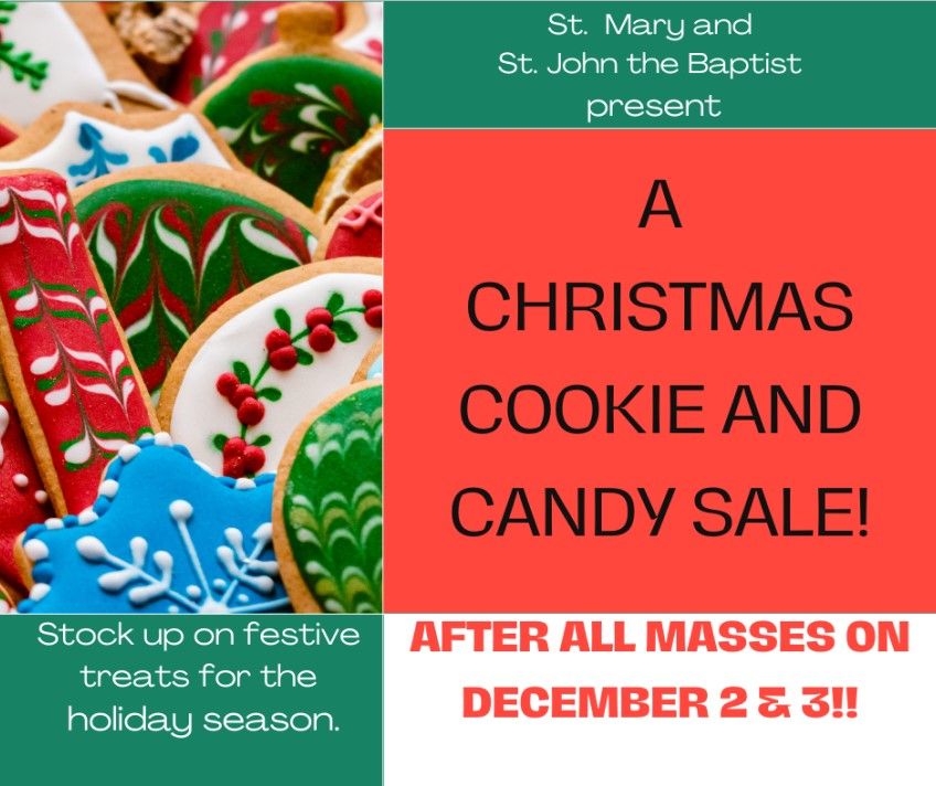 Christmas Cookie and Candy Sale!, St. Mary & St. John Parishes, Menasha