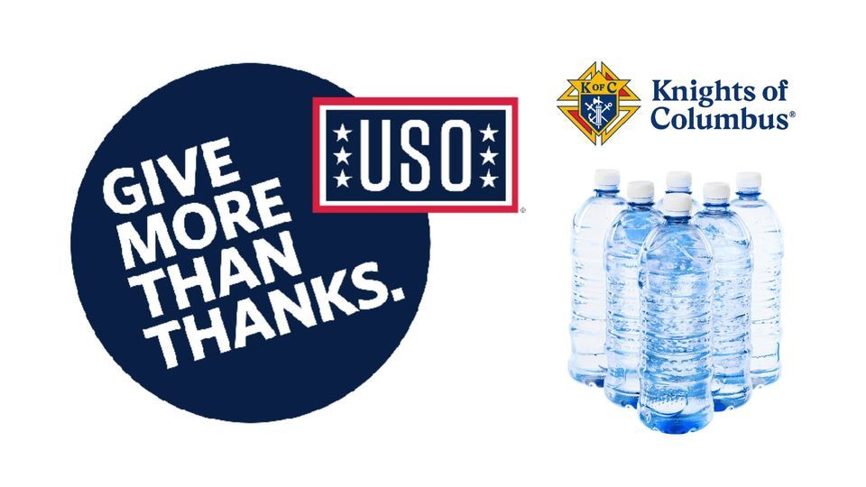 USO Bottled Water Drive, St. Alphonsus Liguori Catholic Church