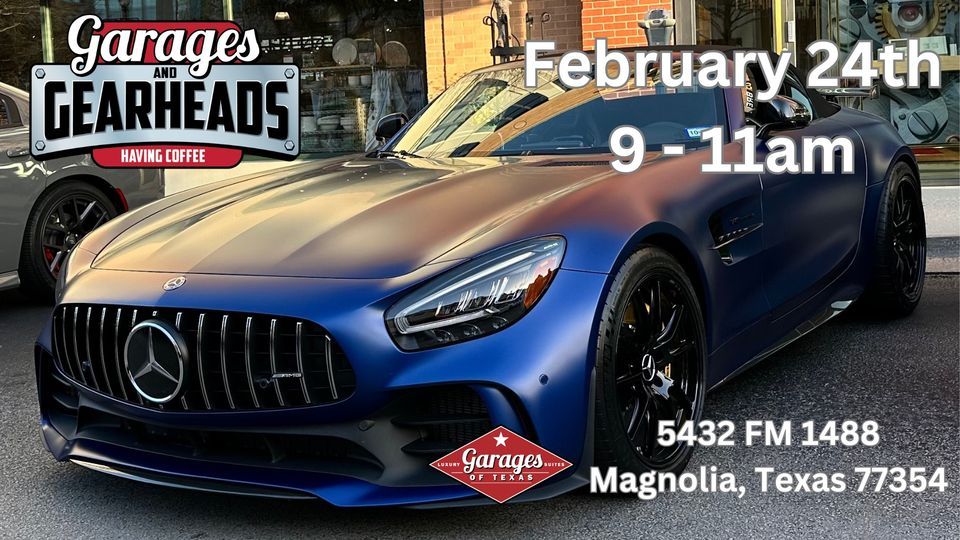 CAR MEET GARAGES AND GEARHEADS THE WOODLANDS COFFEE + CARS