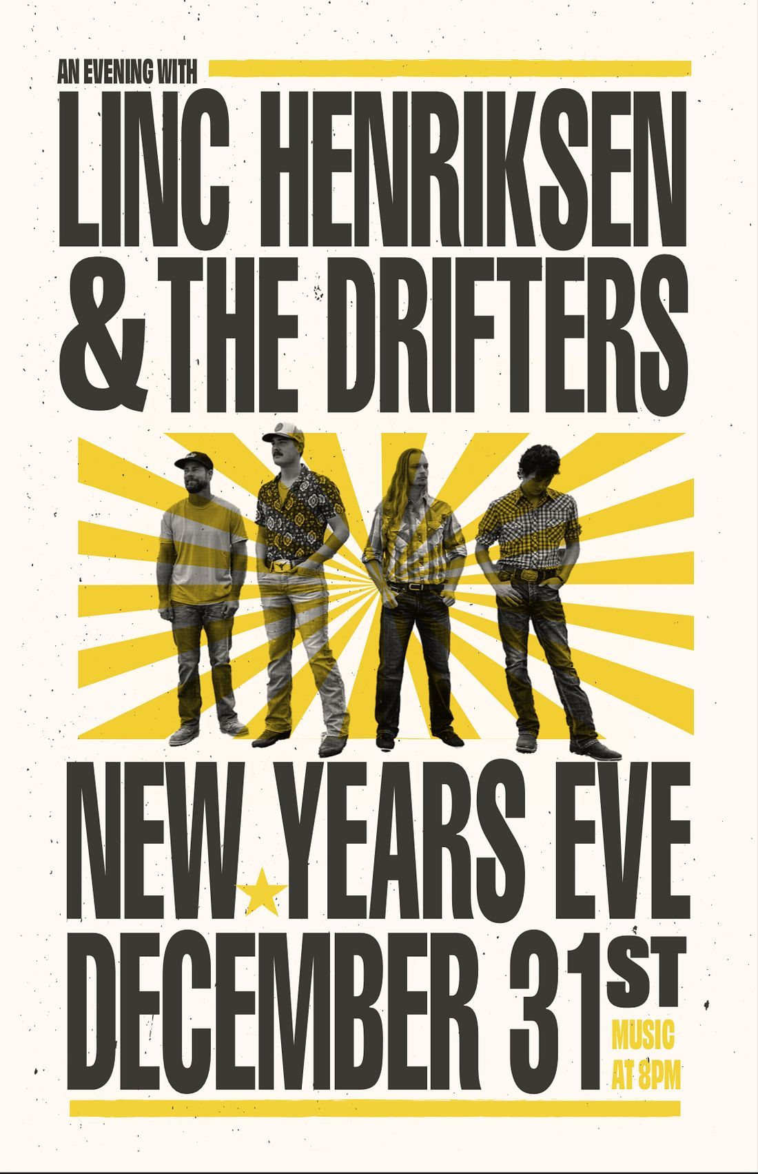 Linc Henriksen & The Drifters at Wildwood Smokehouse and Saloon, 27 December | Event in Iowa City | AllEvents