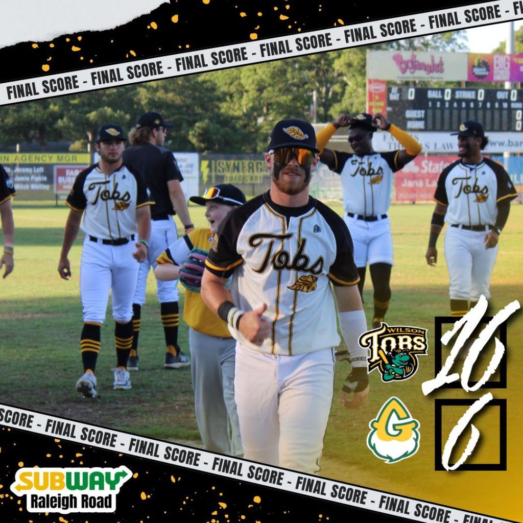 Wilson Tobs vs. Greenville Yard Gnomes, 30 May | Event in Wilson | AllEvents