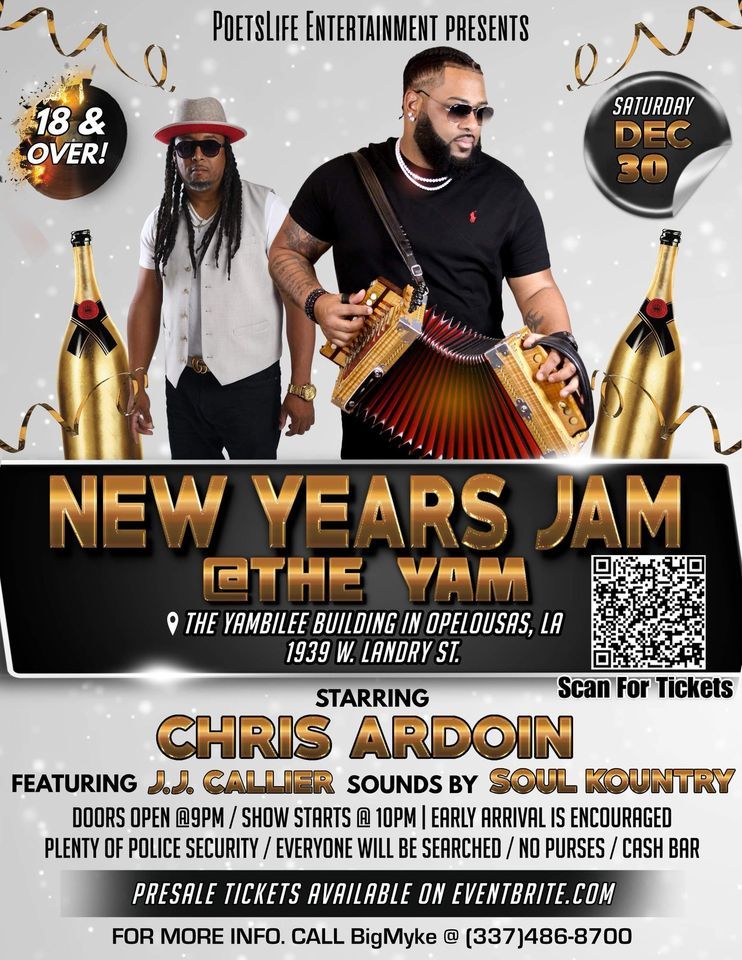 NEW YEARS JAM THE YAM, Yambilee Building, Opelousas, December 30 2023