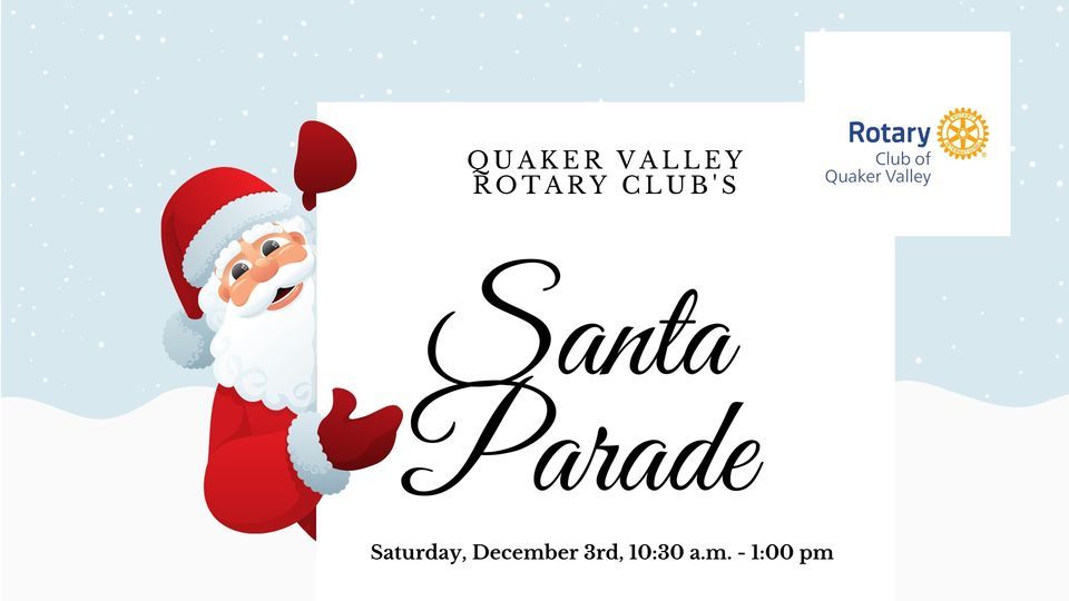 Quaker Valley Santa Parade, Wolcott Park, Sewickley, December 3 2025