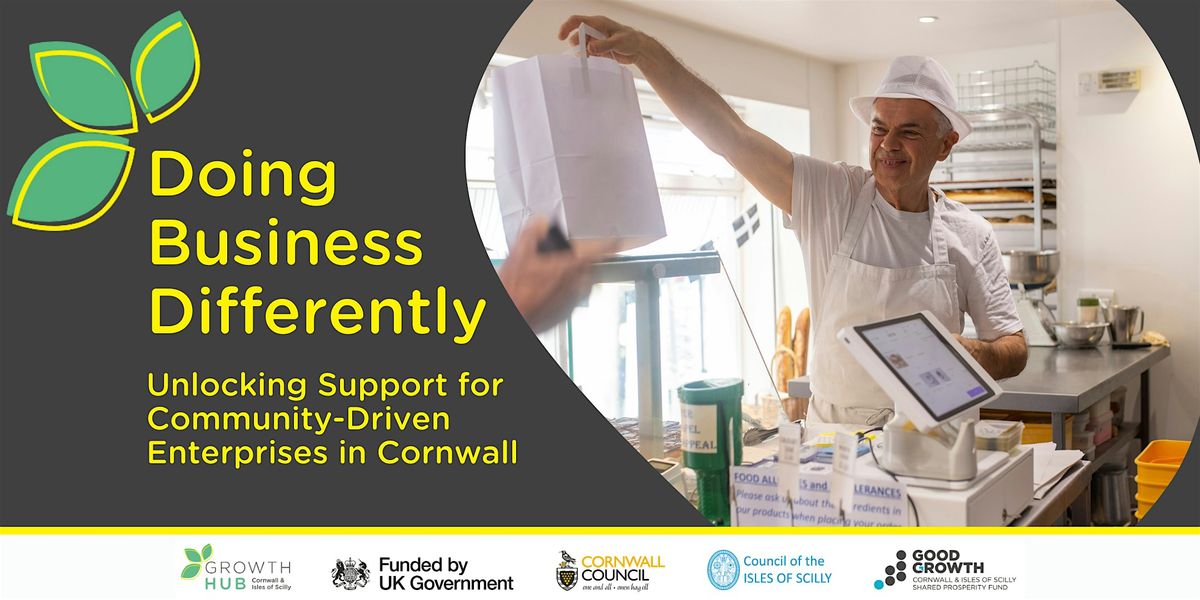 Doing Business Differently, 3 December | Event in Truro | AllEvents