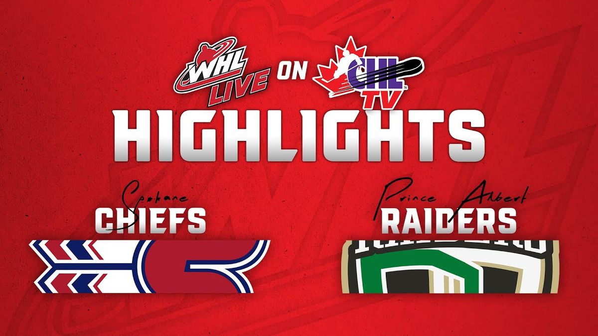 Spokane Chiefs vs. Prince Albert Raiders, 6 November | Event in Spokane | AllEvents