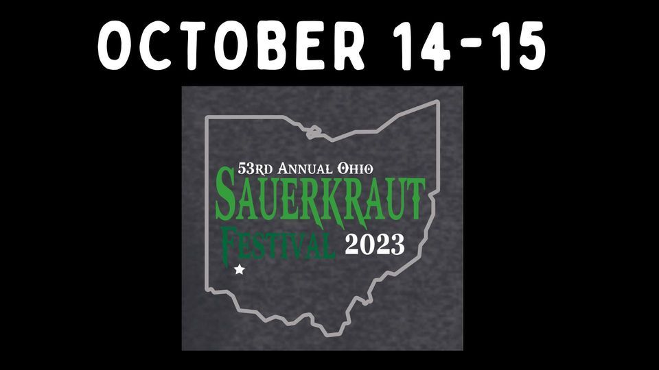 53rd Annual Ohio Sauerkraut Festival, Waynesville, Ohio, October 14 to