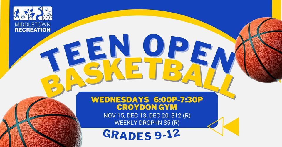 Teen Basketball, Croydon Hall School, Middletown Township, December 20