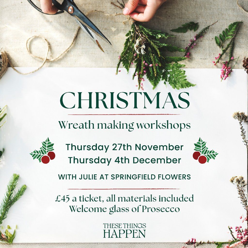 Wreath Making Workshop, 27 November | Event in Sunderland | AllEvents