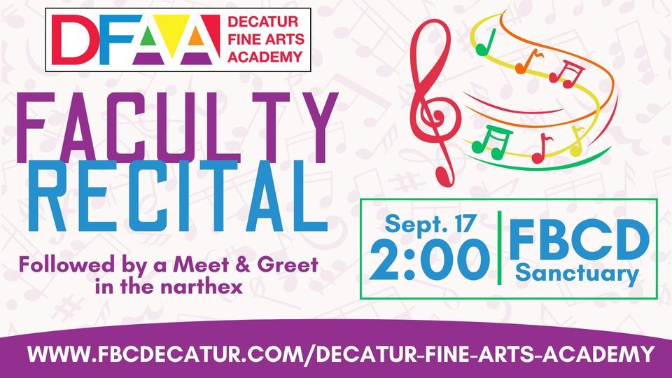 Decatur Fine Arts Academy Open House, First Baptist Church of Decatur