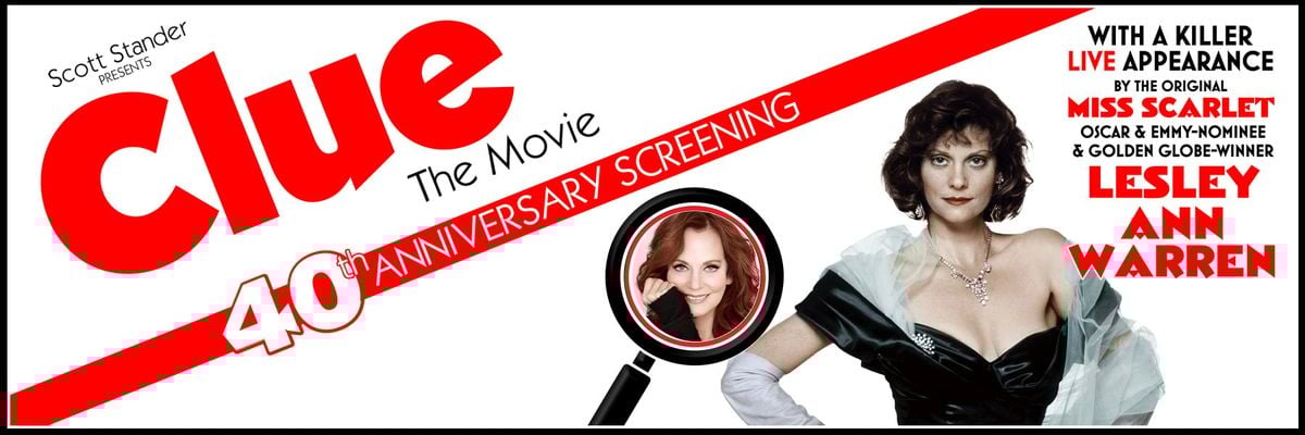 Clue: The Movie With Lesley Ann Warren, 1 March | Event in Tacoma | AllEvents