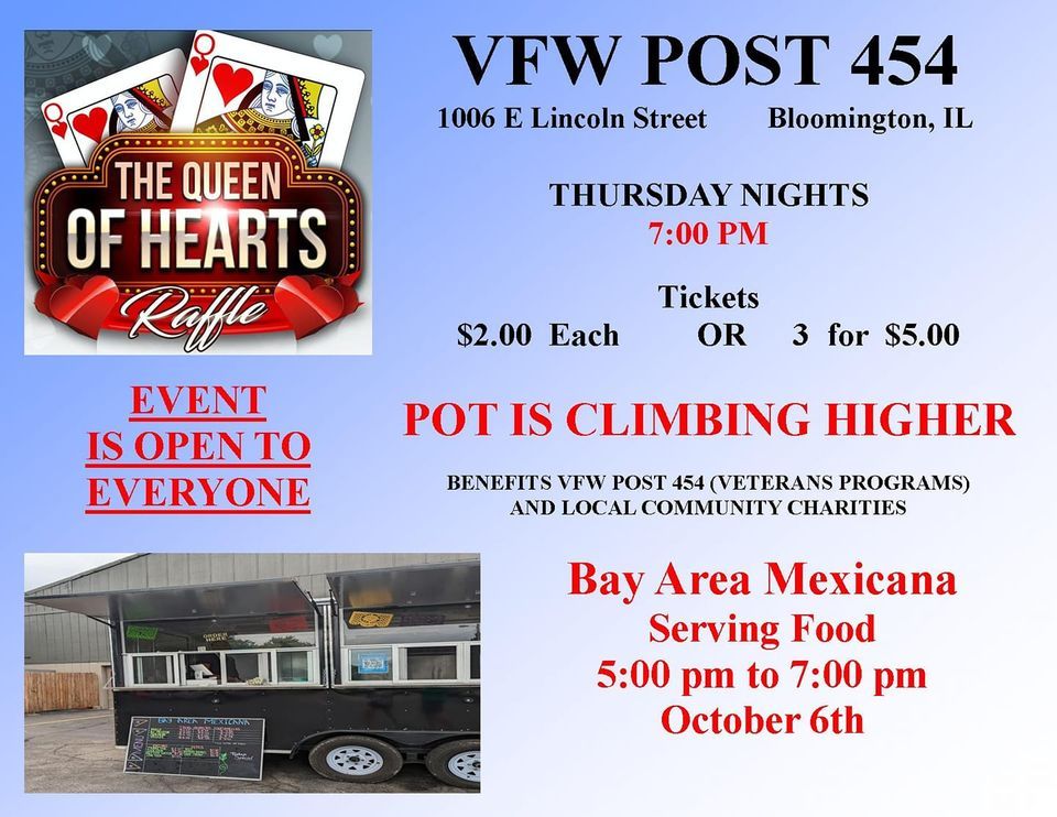 Queen Of Hearts Drawing And Bay Area Mexicana, Bloomington VFW, October
