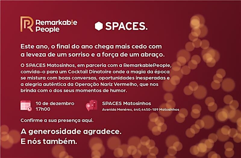 Remarkable People / Spaces Matosinhos Christmas Event, 10 December | Event in Matosinhos | AllEvents
