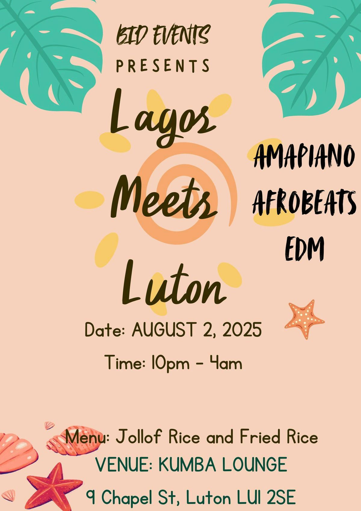 Lagos Meets Luton, 2 August | Event in Luton | AllEvents