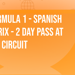 2026 Formula 1 - Spanish Grand Prix - 2 Day Pass at Madring Circuit