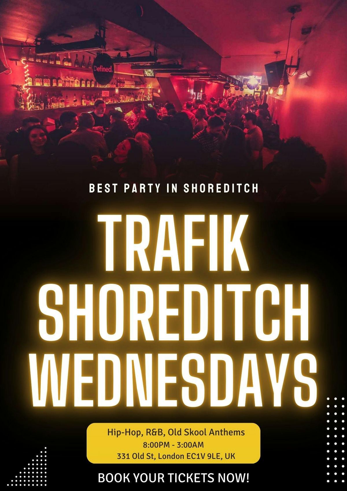 Freshers Week Party @ Trafik Shoreditch // Every Wednesday // Party Tunes, Sexy RnB, Commercial , 1 October
