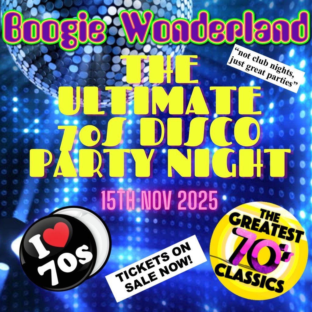 BOOGIE WONDERLAND - The Ultimate 70s Party Night in Hastings!, 15 November | Event in Hastings | AllEvents
