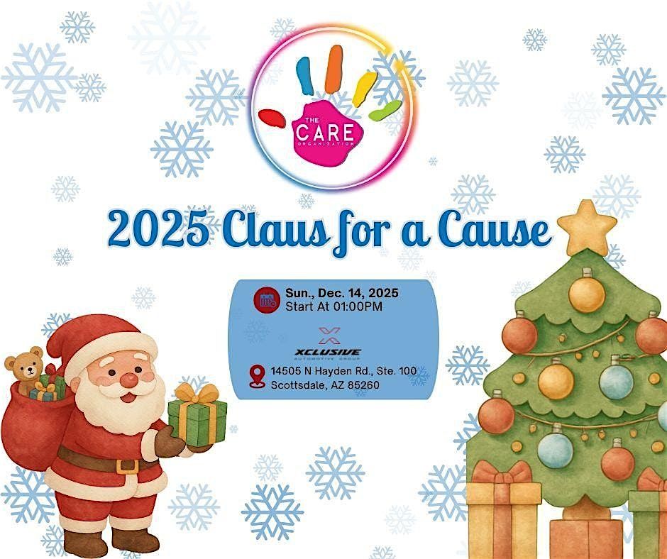 2025 C.A.R.E. Claus for a Cause, 14 December | Event in Scottsdale | AllEvents