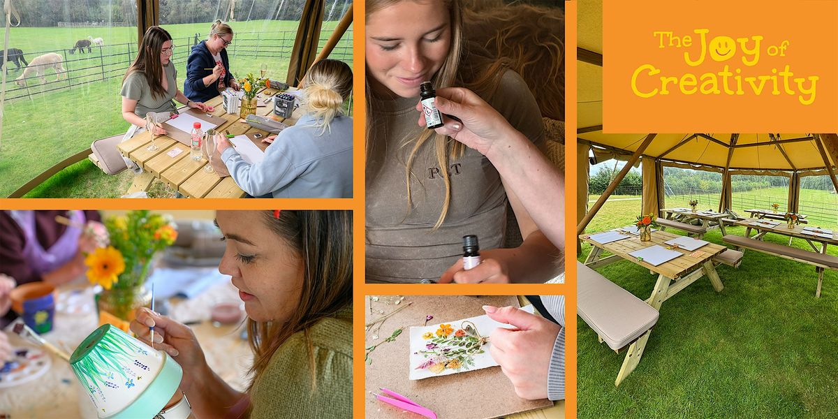 Treat Yourself Creative Retreat Day in a Tipi, 5 July | Event in Northallerton | AllEvents