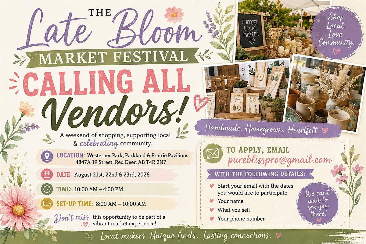 The Late Bloom Market Festival