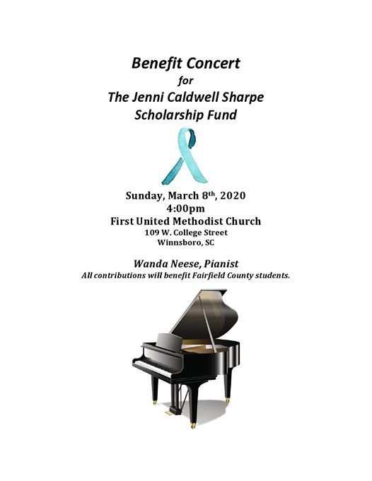 Jenni Caldwell Sharpe Scholarship Benefit Concert At First United