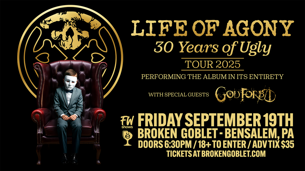 Life of Agony at The Forge Joliet, 28 September | Event in Joliet | AllEvents