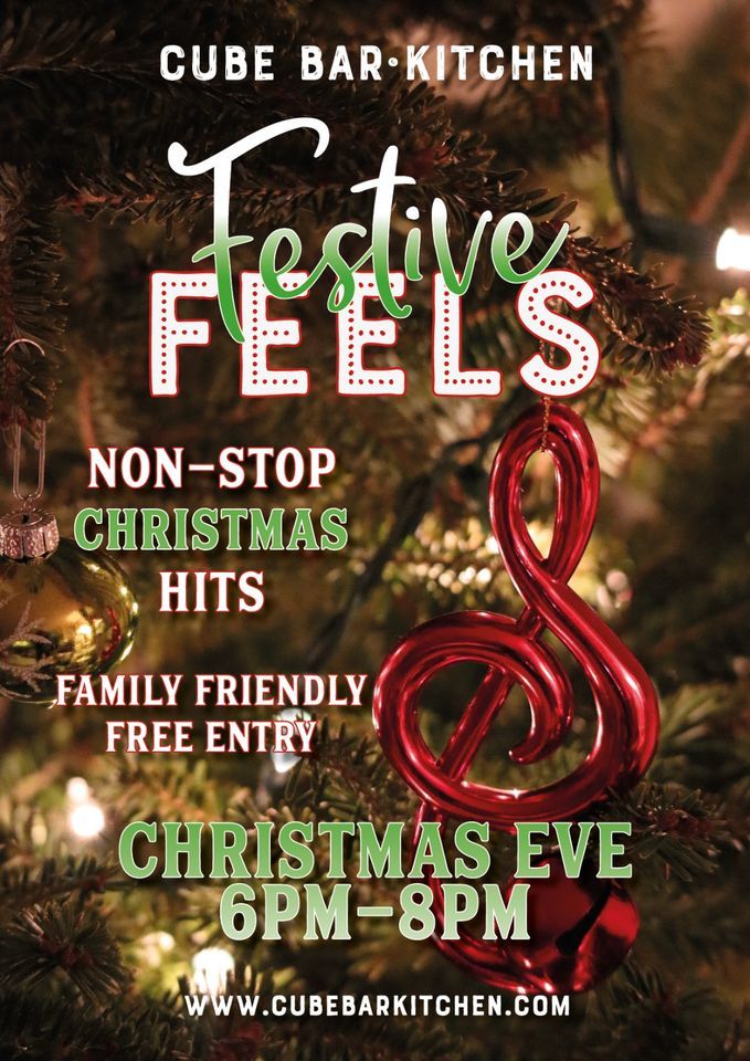 Festive Feels on Christmas Eve, Cube Bar Kitchen, Blackpool, December