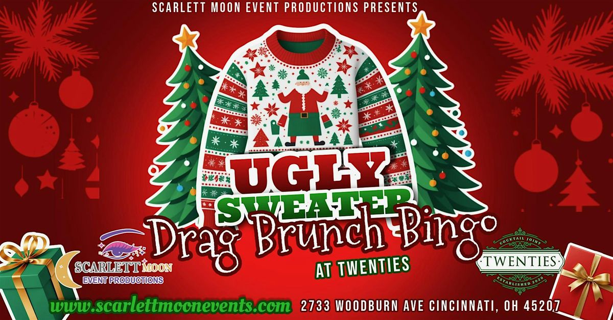 Drag Brunch Bingo Ugly Christmas Sweater Edition at Twenties Cocktail Joint, 20 December | Event in Cincinnati