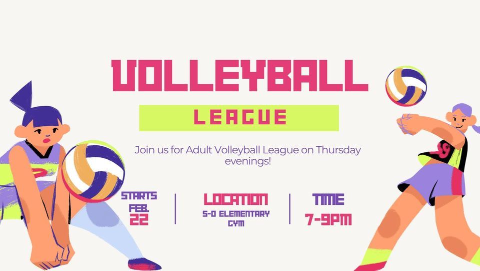 Adult Volleyball League, 416 9th Ave Sibley, IA, United States, Iowa