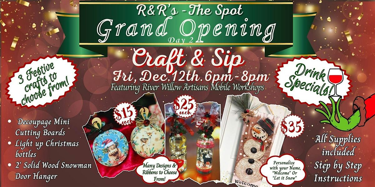 Craft & Sip, 12 December | Event in Bloomfield | AllEvents