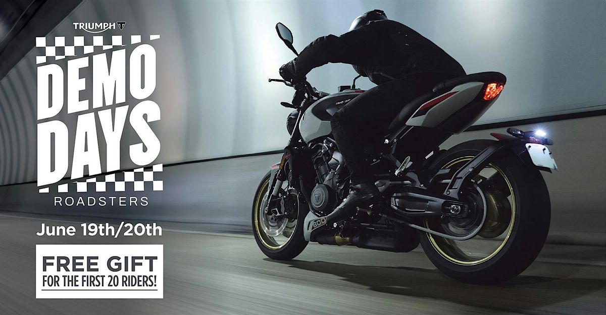 Triumph Demo Days (Roadster): Motohio European Motorbikes, Motohio ...