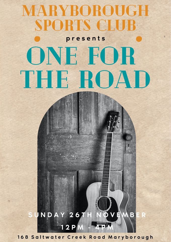 One For The Road-End Of Month Draws, Maryborough Sports Club Inc ...
