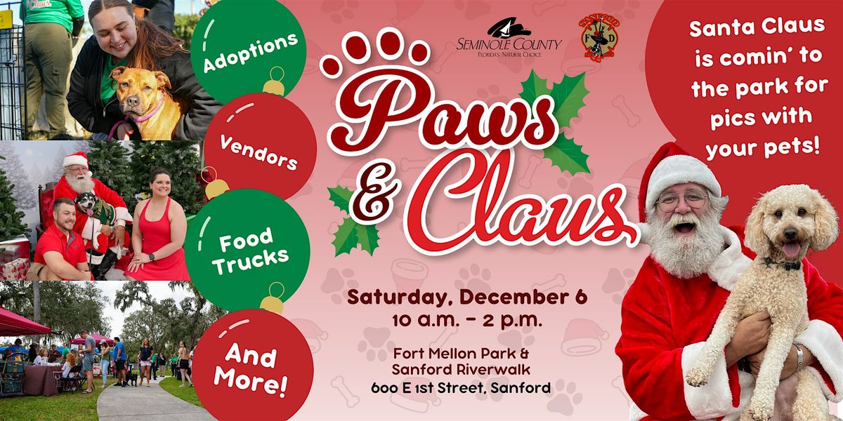 Paws and Claus, 6 December | Event in Sanford | AllEvents