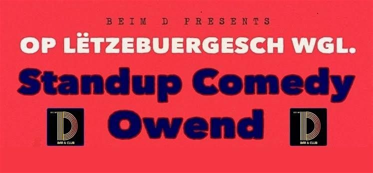 Op Lëtzebuergesch wgl. -  E Stand-Up Comedy Owend beim D zu Réimech, 12 December | Event in Remich | AllEvents