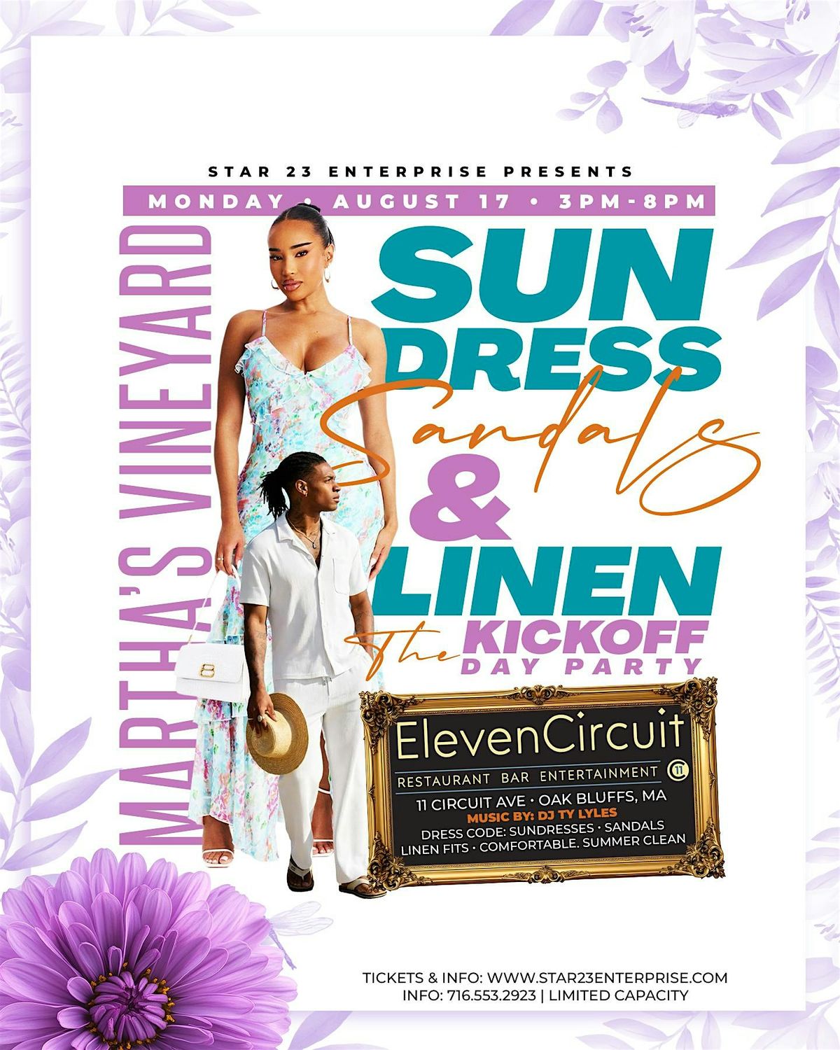 Sundress, Sandals & Linen: The Kickoff Day Party | Martha’s Vineyard