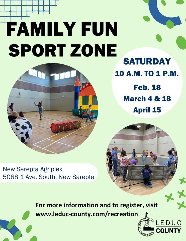 Family Fun Sport Zone , New Sarepta Agriplex Arena, Millet, March 18