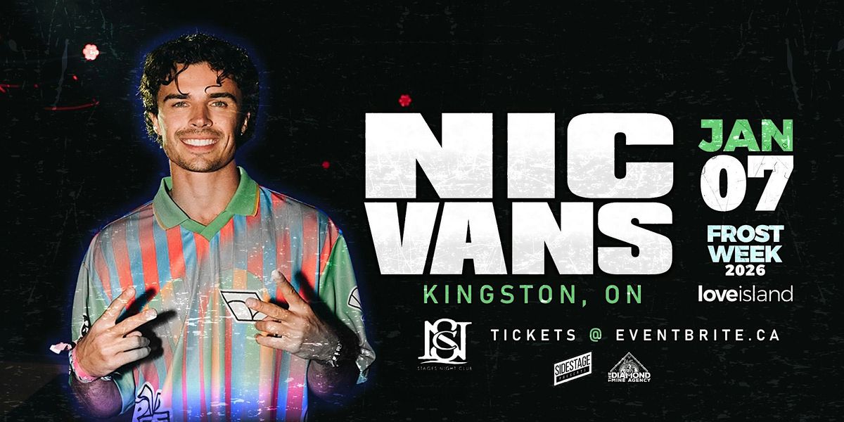 Nic Vans (Love Island) Live In Kingston