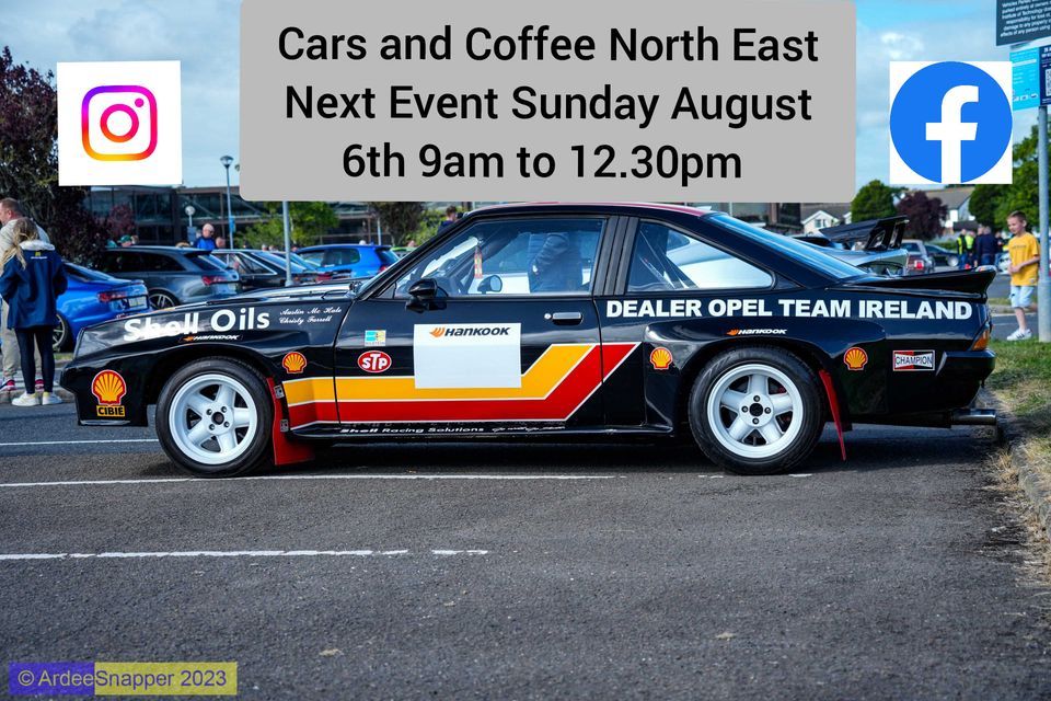 Cars and Coffee North East August event , DKIT Dundalk, 6 August 2023