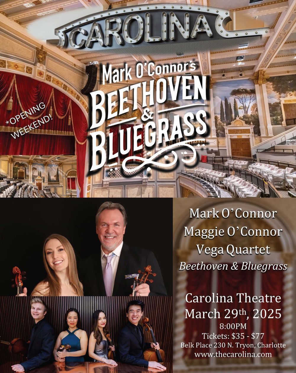 Mark OConnor and Maggie O'Connor at Ellis Theater, 21 February | Event in Philadelphia | AllEvents