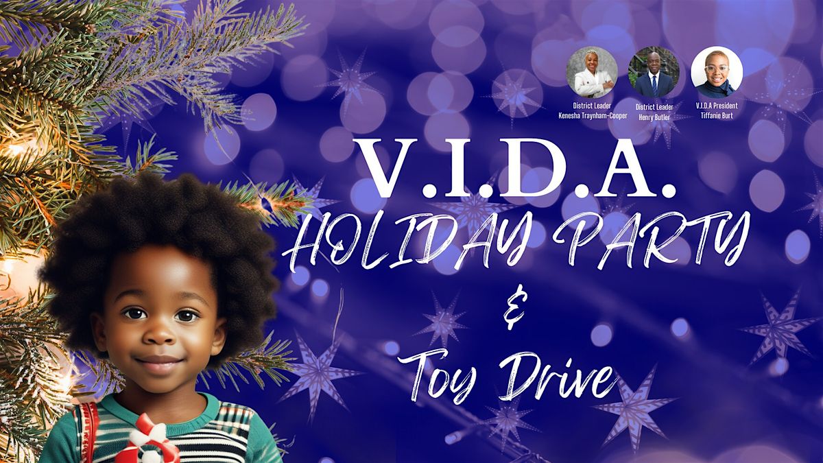 V.I.D.A.Holiday Party & Toy Drive 2025, 10 December | Event in Brooklyn | AllEvents