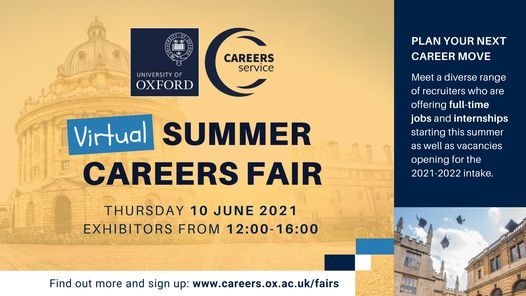 Virtual Summer Careers Fair 2021 June 10 2021 Online Event Allevents In Jobs Fair 2022