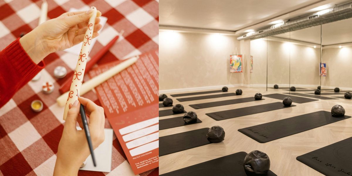 Blanc Space Studios Pilates x Candle Painting with Bable, 10 December | Event in London | AllEvents
