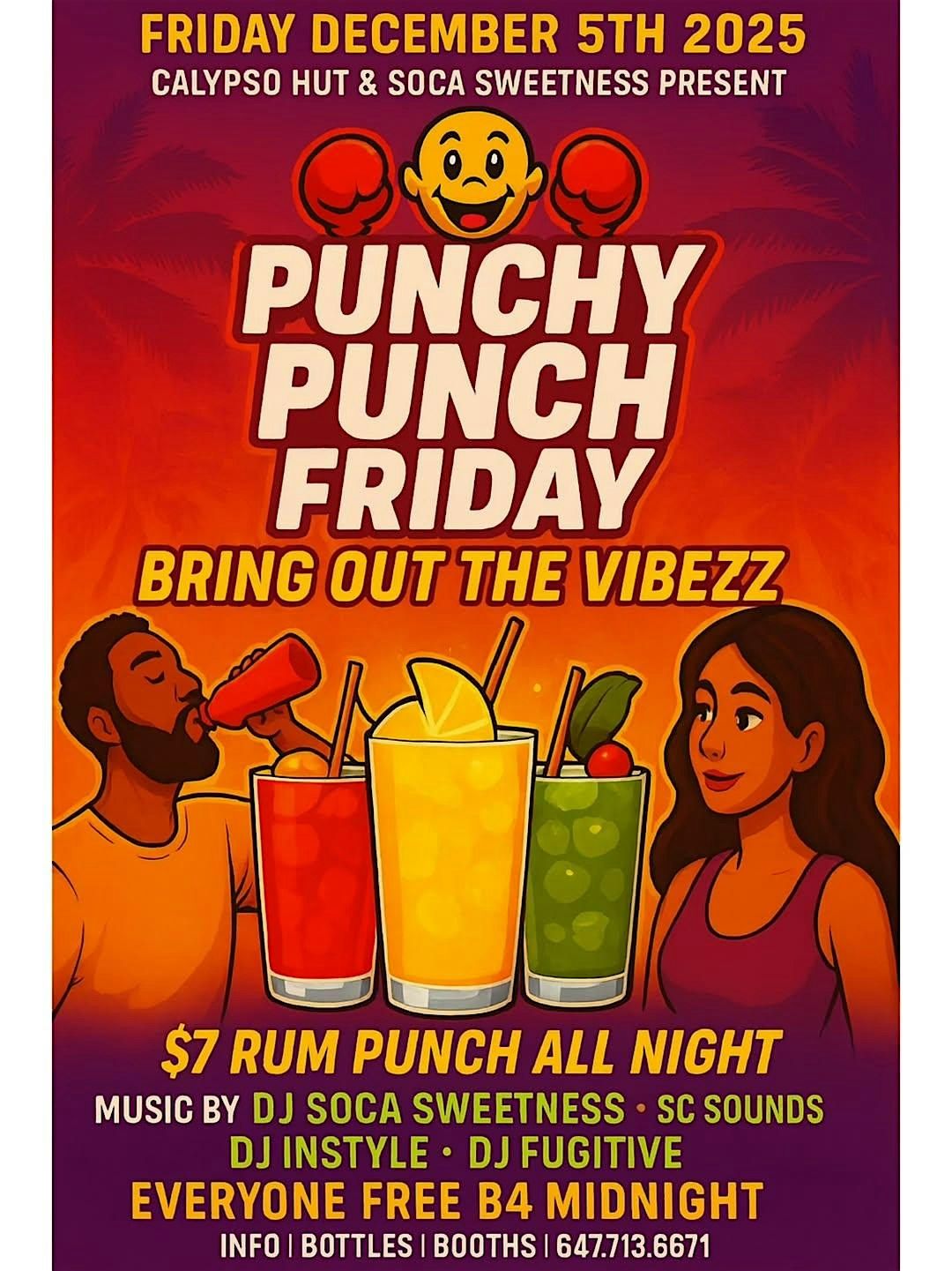 PUNCHY PUNCH FRIDAY, 5 December | Event in Brampton | AllEvents