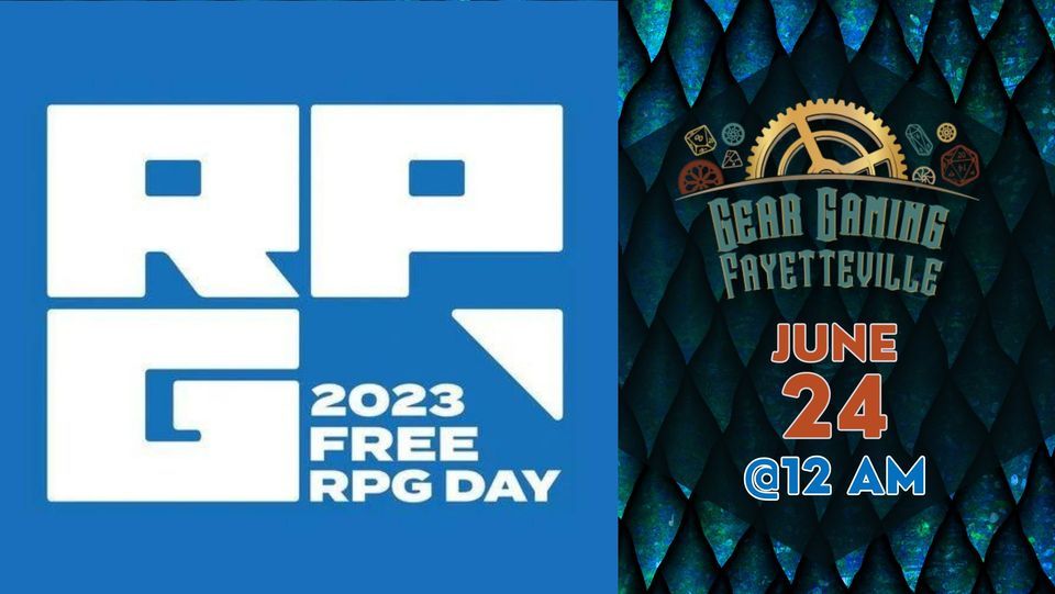 FREE RPG DAY at Gear Gaming Fayetteville, Gear Gaming Fayetteville, 24