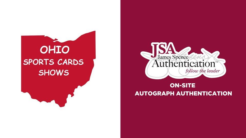 JSA at the Findlay Ohio Sports Card Show, Hancock County Fair, Findlay