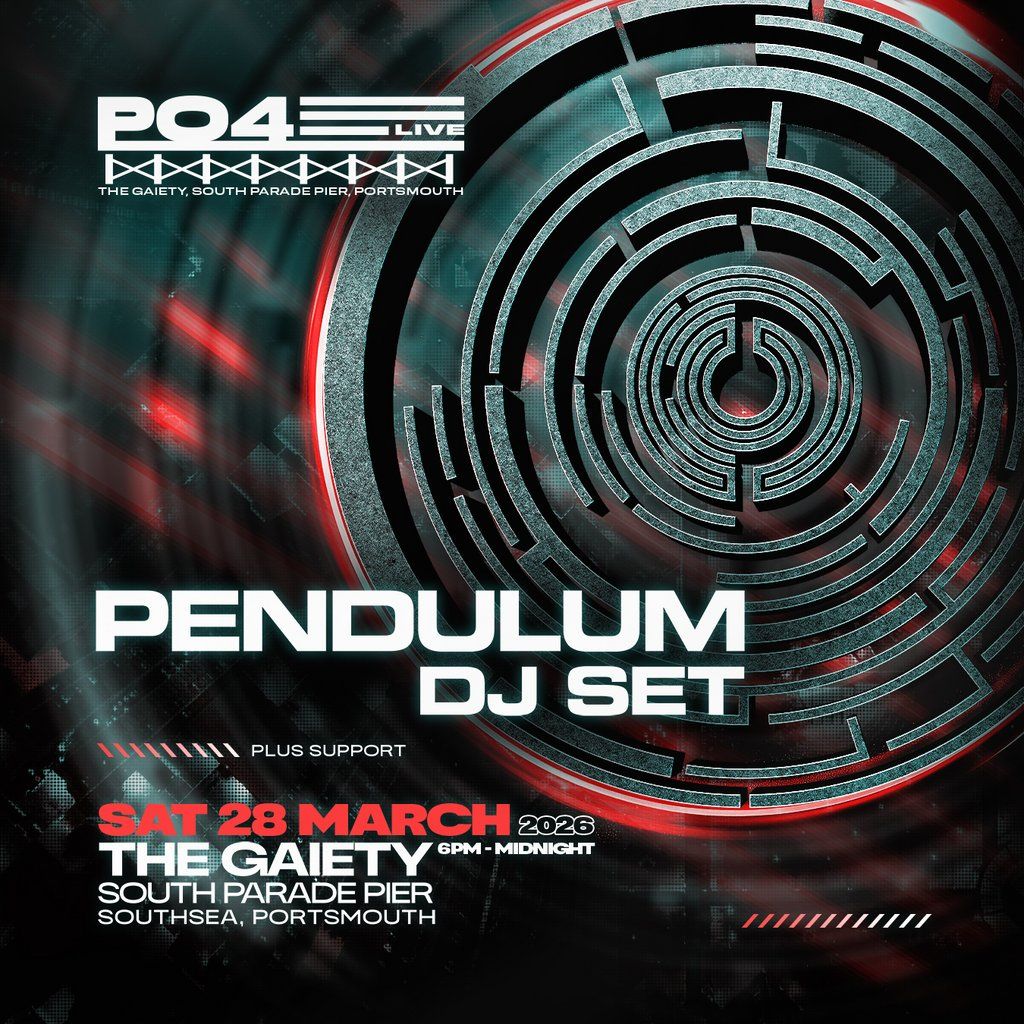 PO4 Live Presents: Pendulum DJ Set + Support, 28 March | Event in Gosport | AllEvents